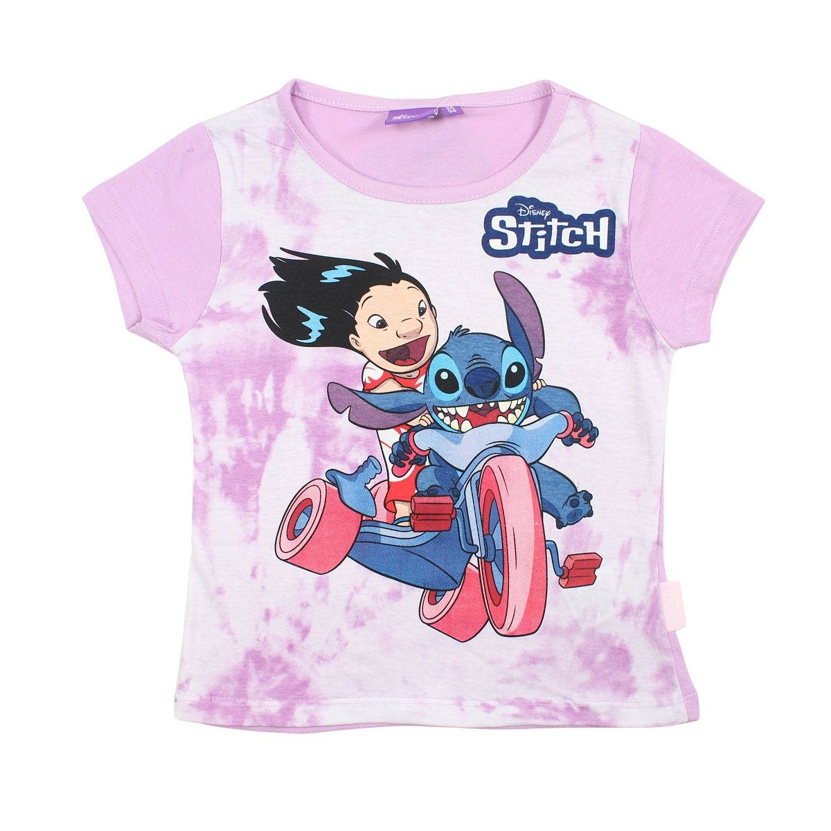 T-Shirt Lilo et Stitch - 6A Fille - Enfant - Violet - 100% Coton - TrendyFlair