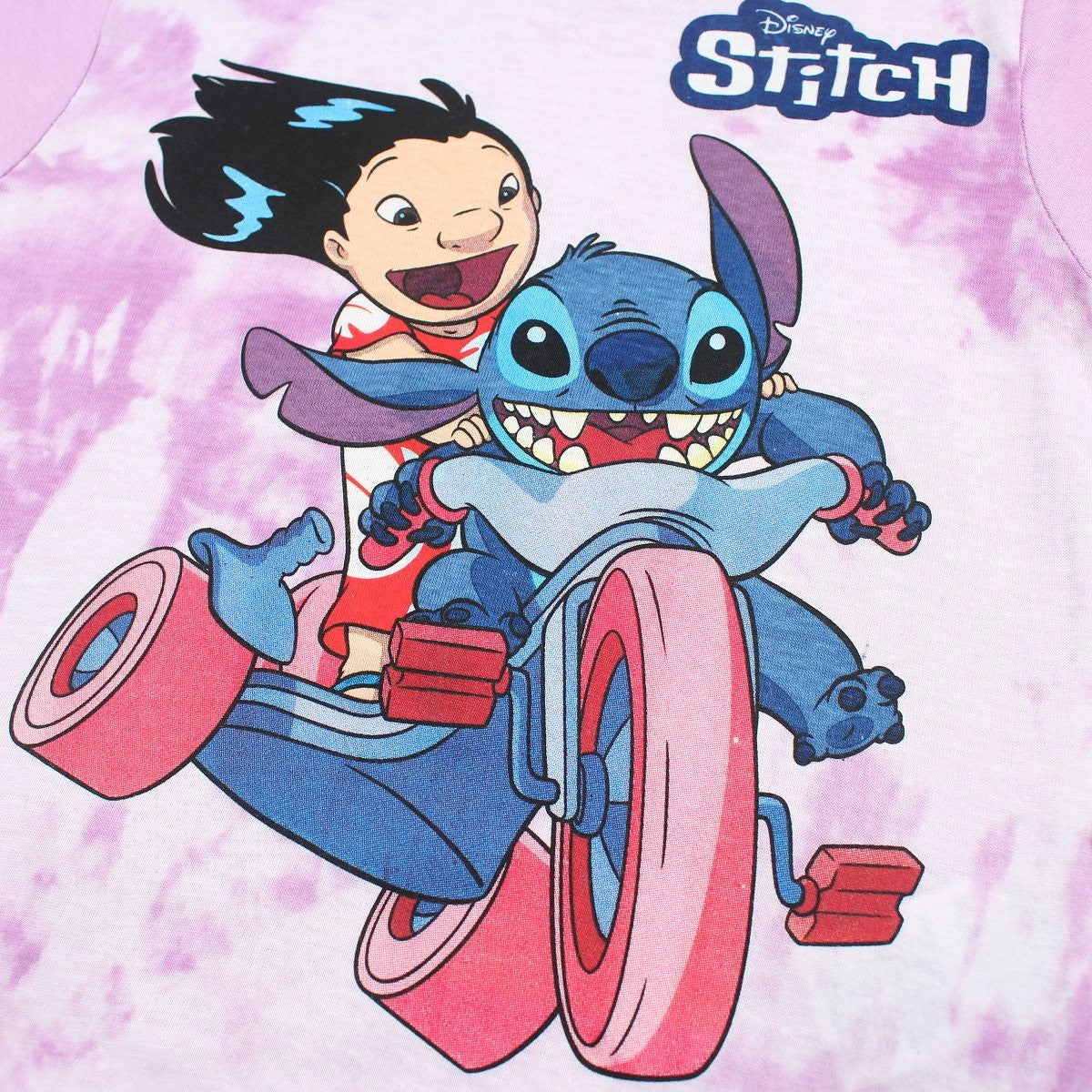 T-Shirt Lilo et Stitch - 6A Fille - Enfant - Violet - 100% Coton - TrendyFlair