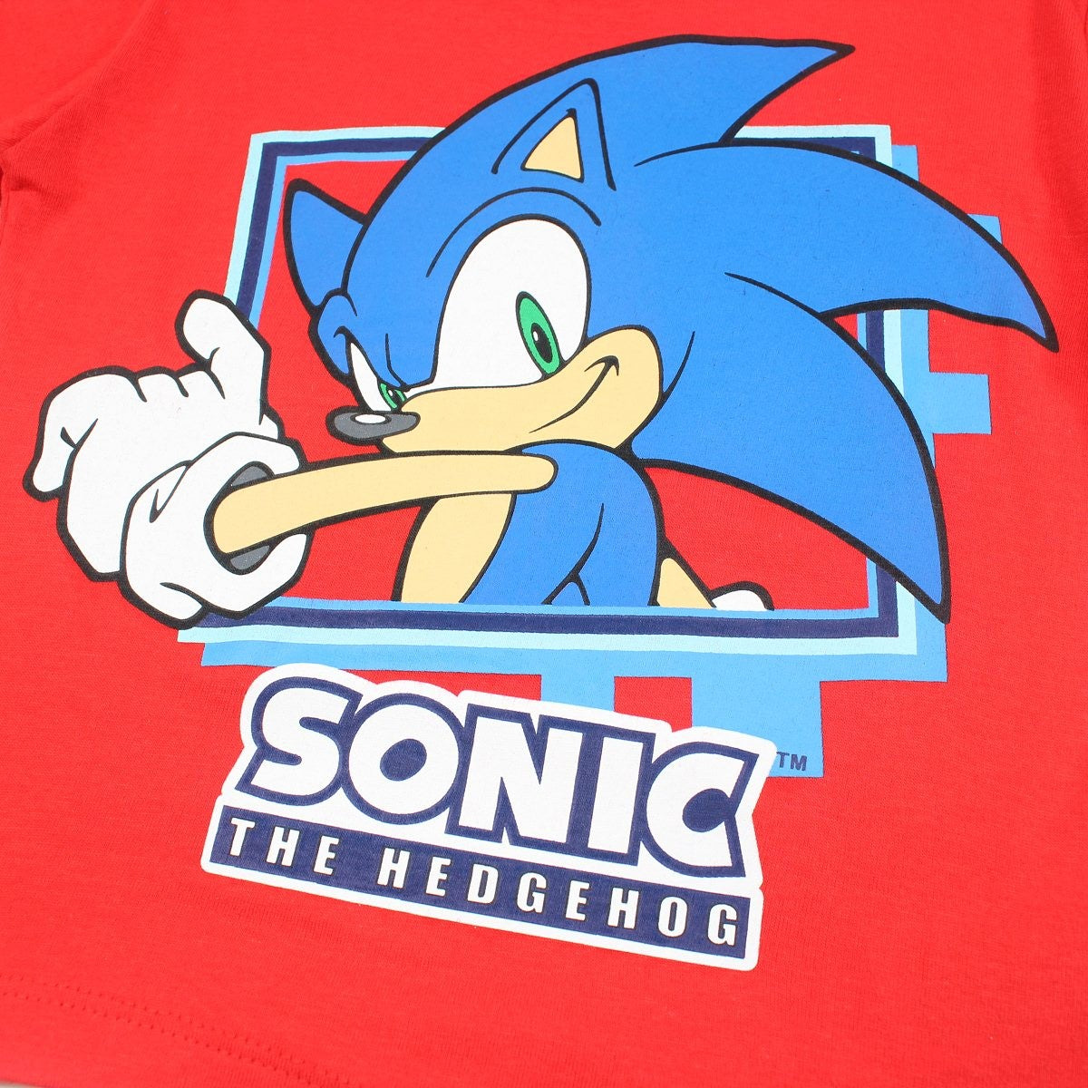 T-Shirt Sonic - 6A Garçon - Enfant - Rouge - 100% Coton - TrendyFlair