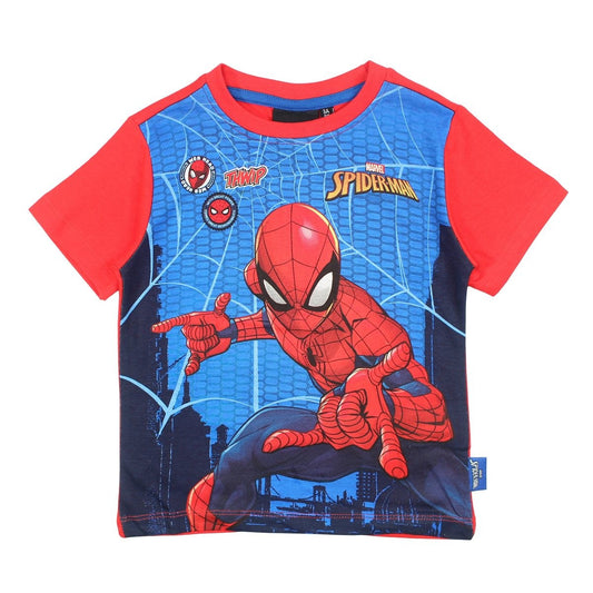 T-Shirt Spiderman - 6A Garçon - Enfant - Rouge - 100% Coton - TrendyFlair
