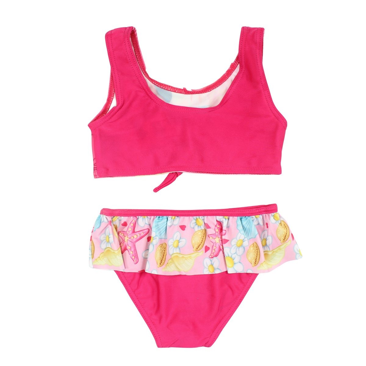 Maillot de bain minnie - 3/4A Fille - Enfant - Rose fonce - 85% Polyester - 15% Élasthanne - TrendyFlair