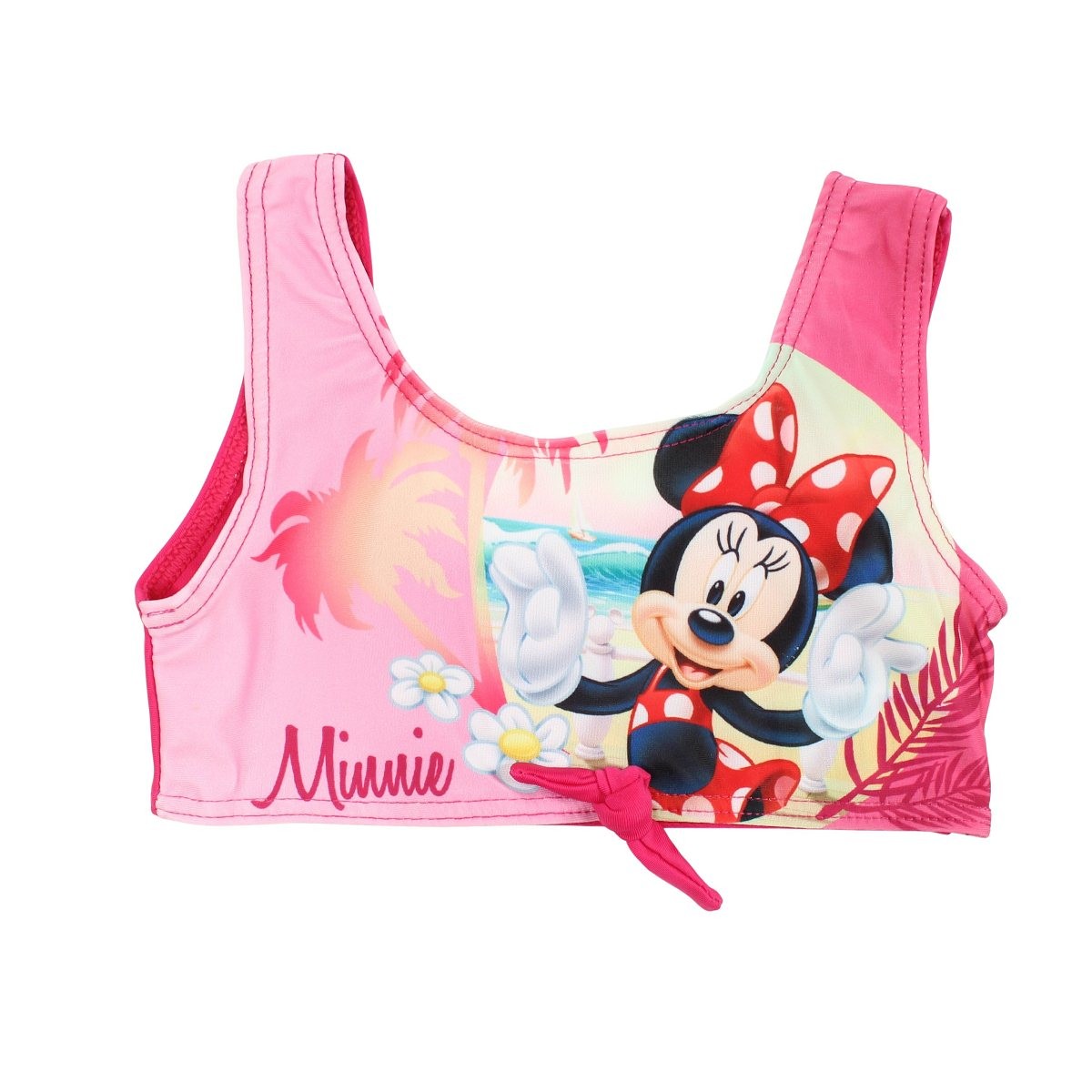 Maillot de bain minnie - 3/4A Fille - Enfant - Rose fonce - 85% Polyester - 15% Élasthanne - TrendyFlair