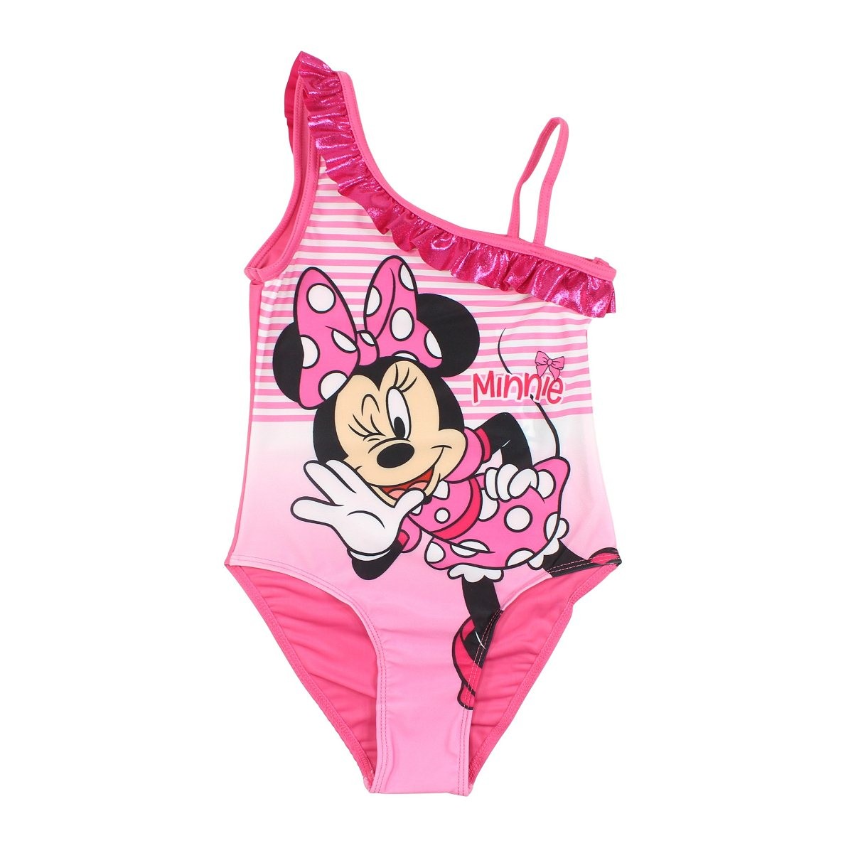 Maillot de bain minnie - 3/4A Fille - Enfant - Rose - 85% Polyester - 15% Élasthanne - TrendyFlair