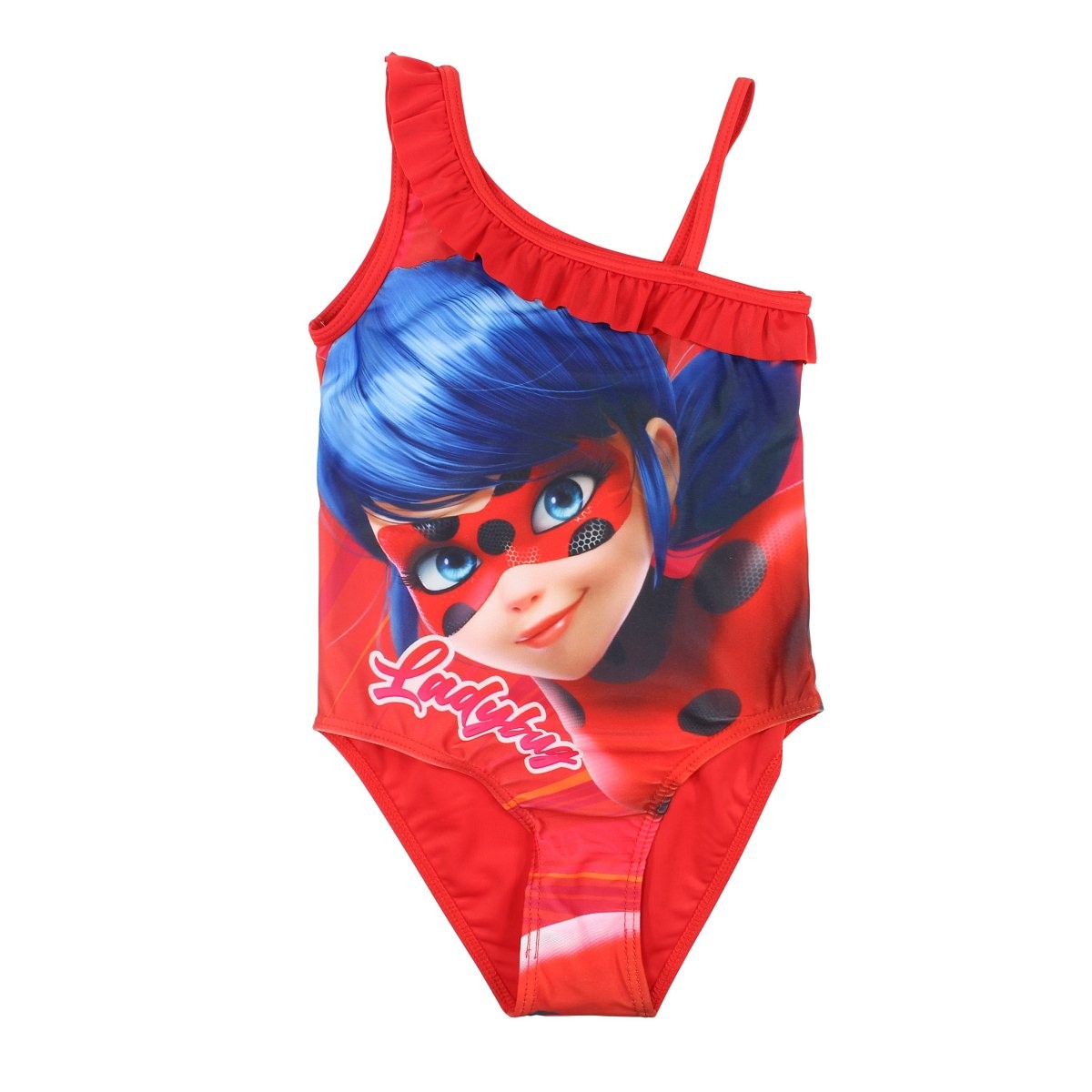 Maillot de bain Ladybug - 3/4A Fille - Enfant - Rouge - 85% Polyester - 15% Élasthanne - TrendyFlair