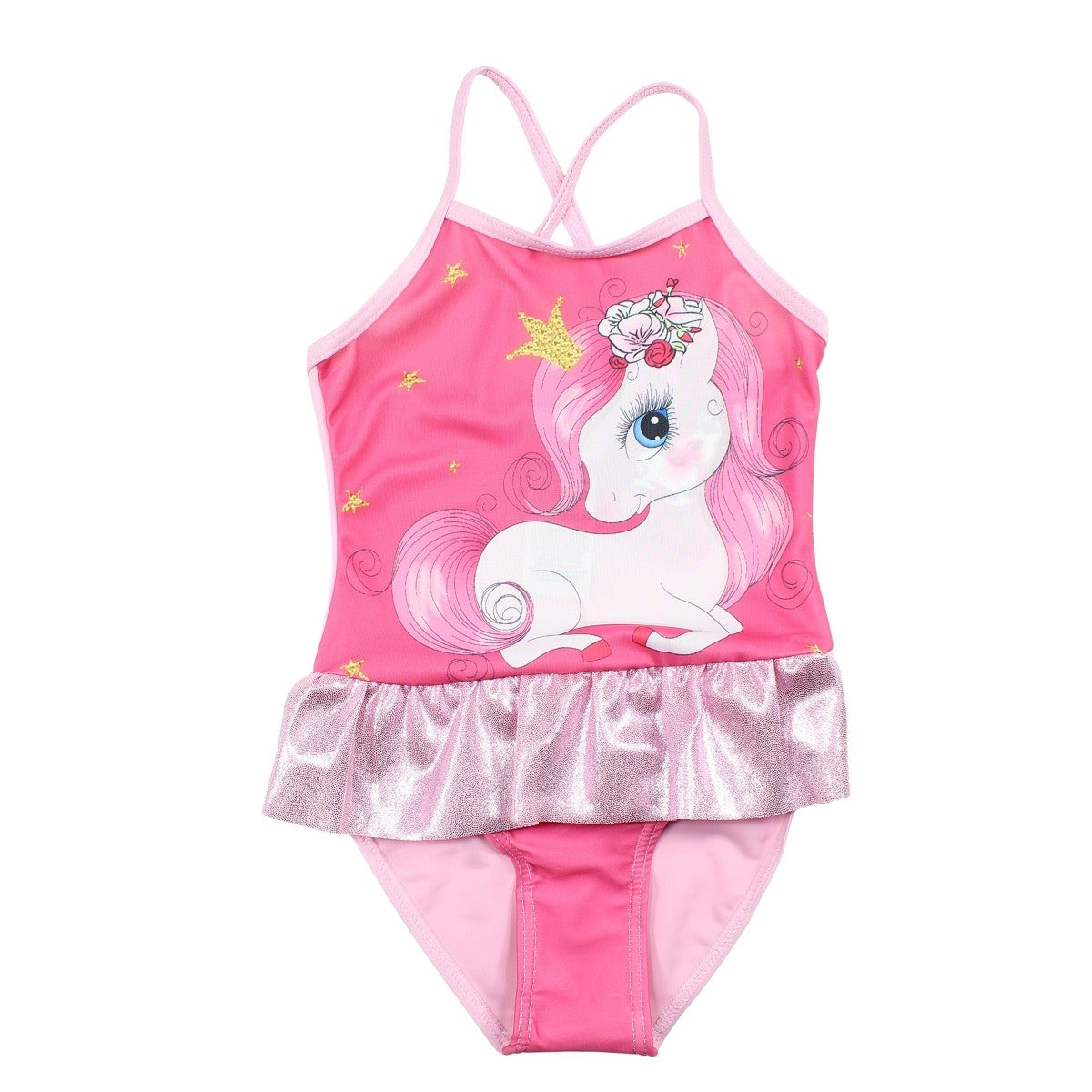 Maillot de bain unicorn - 5/6A Fille - Enfant - Fushia - 85%Polyester 15% ELASTHANE - TrendyFlair