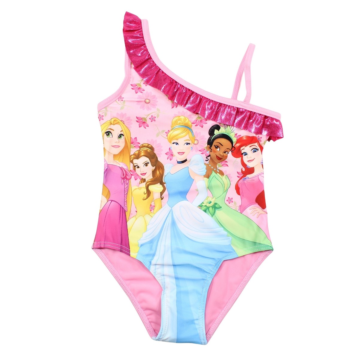 Maillot de bain princesse - 5/6A Fille - Enfant - Rose - 85%Polyester 15% ELASTHANE - TrendyFlair