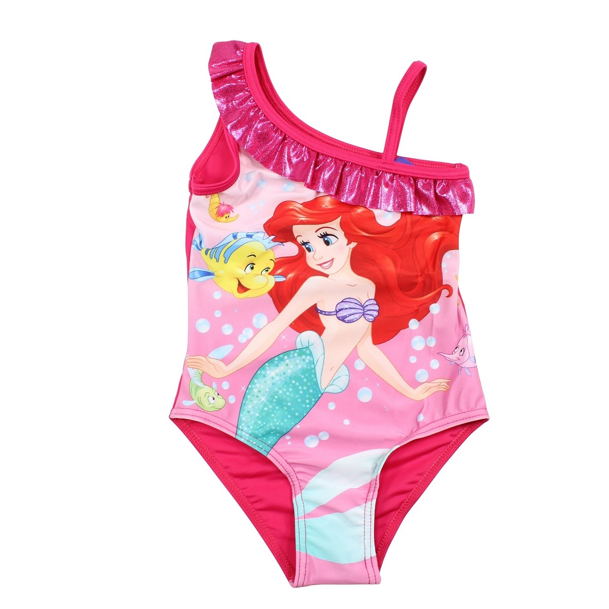 Maillot de bain princesse - 5/6A Fille - Enfant - Fushia - 85%Polyester 15% ELASTHANE - TrendyFlair