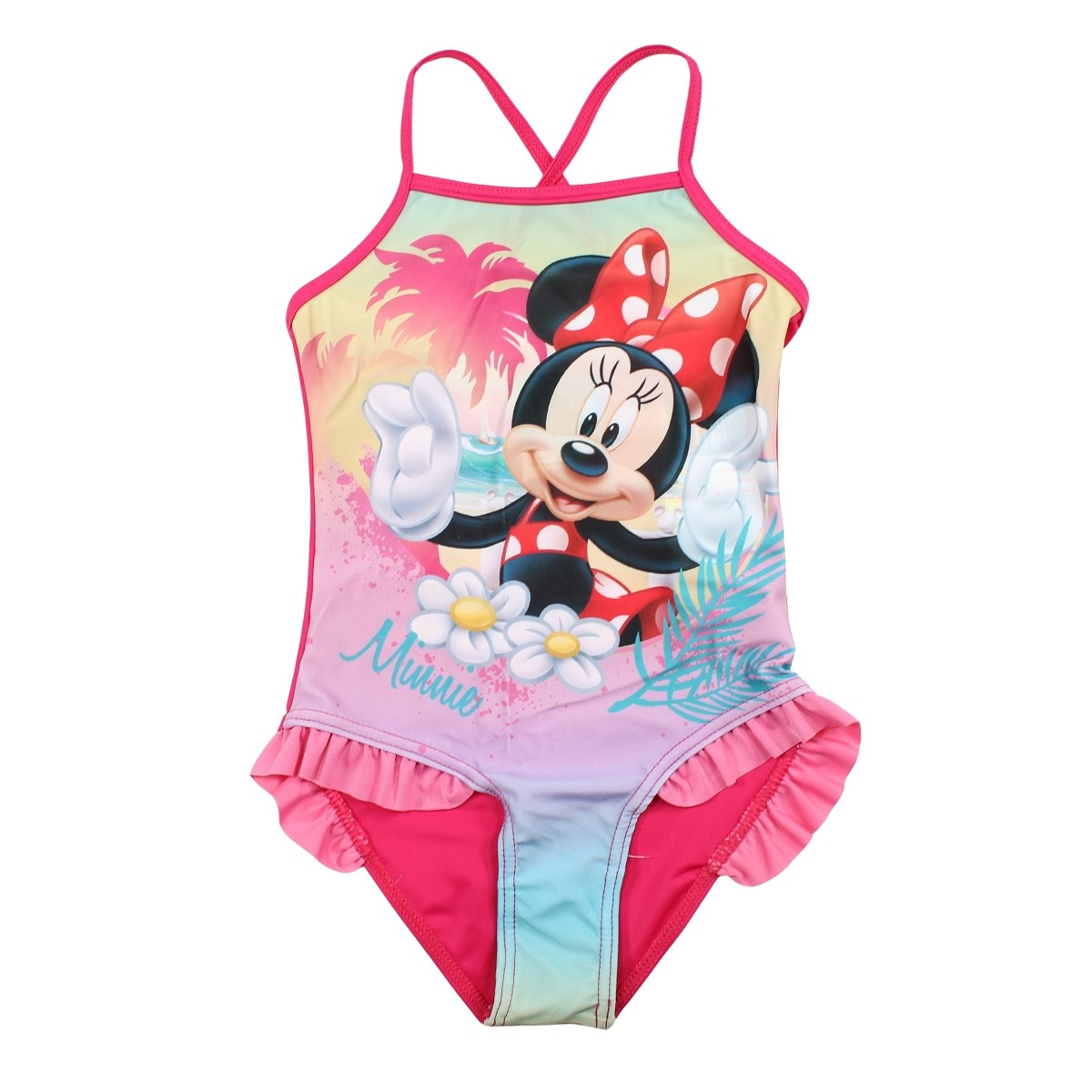 Maillot de bain minnie - 3/4A Fille - Enfant - Rose - 85%Polyester 15% ELASTHANE - TrendyFlair
