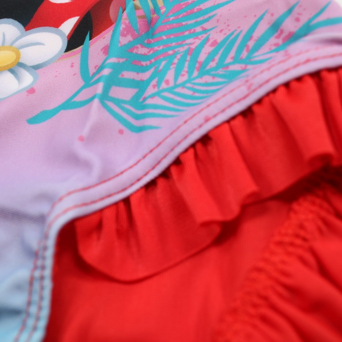 Maillot de bain minnie - 3/4A Fille - Enfant - Rouge - 85%Polyester 15% ELASTHANE - TrendyFlair