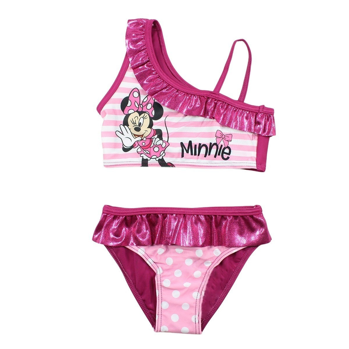 Maillot de bain minnie - 3/4A Fille - Enfant - Violet - 85%Polyester 15% ELASTHANE - TrendyFlair