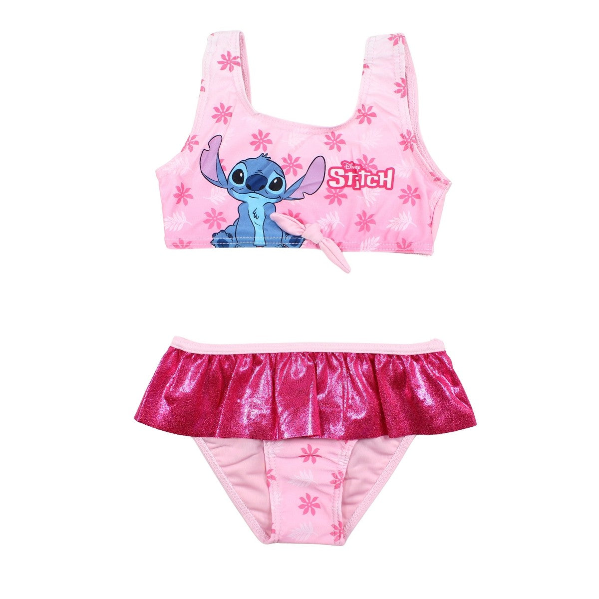 Maillot de bain Lilo et Stitch - 3/4A Fille - Enfant - Fushia - 85%Polyester 15% ELASTHANE - TrendyFlair
