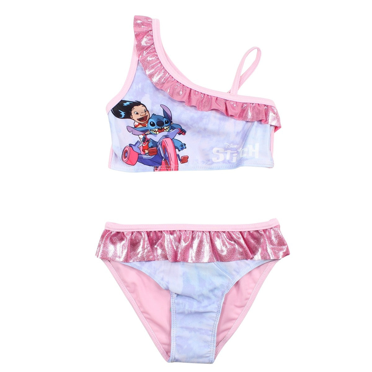 Maillot de bain Lilo et Stitch - 3/4A Fille - Enfant - Rose clair - 85%Polyester 15% ELASTHANE - TrendyFlair