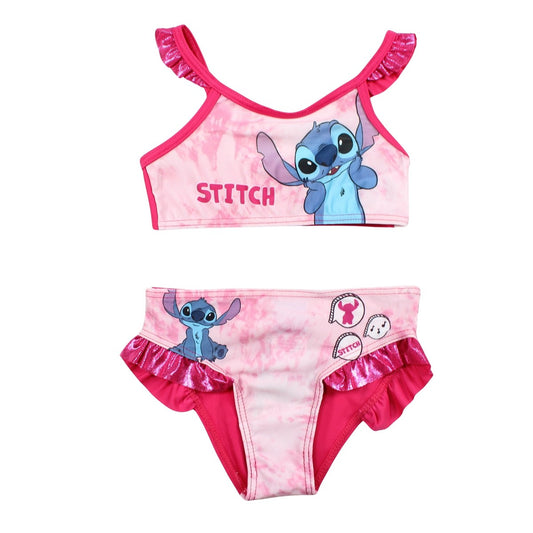 Maillot de bain Lilo et Stitch - 3/4A Fille - Enfant - Rose - 85%Polyester 15% ELASTHANE - TrendyFlair