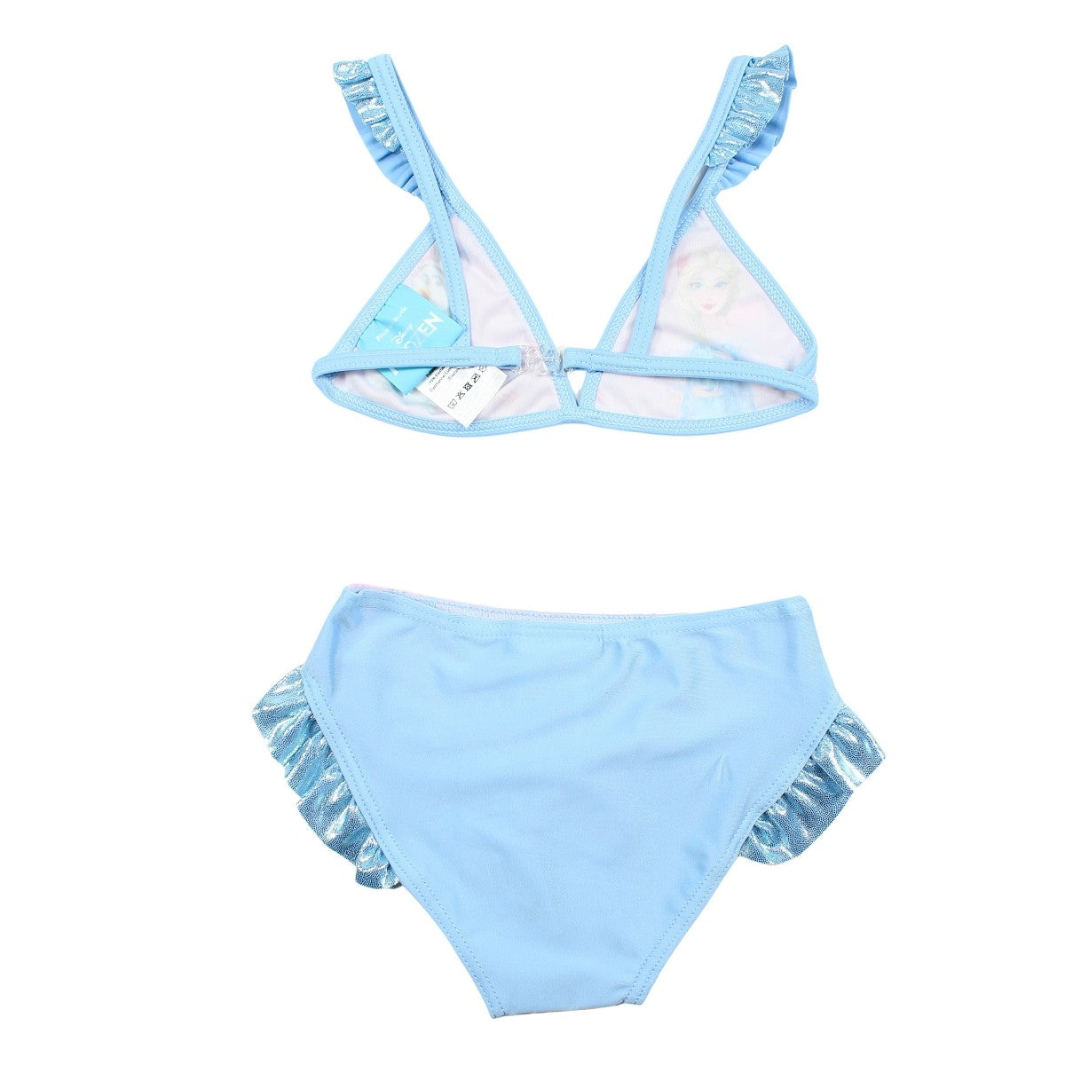 Maillot de bain La reine des neiges - 3/4A Fille - Enfant - Bleu - 85%Polyester 15% ELASTHANE - TrendyFlair