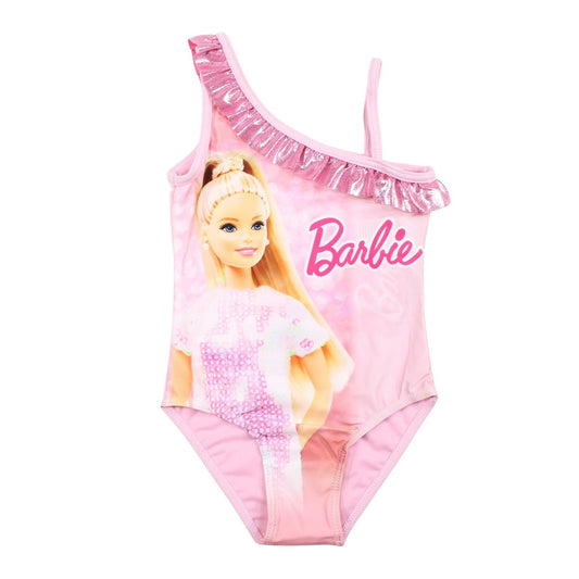 Maillot de bain barbie - 3/4A Fille - Enfant - Rose - 85%Polyester 15% ELASTHANE - TrendyFlair
