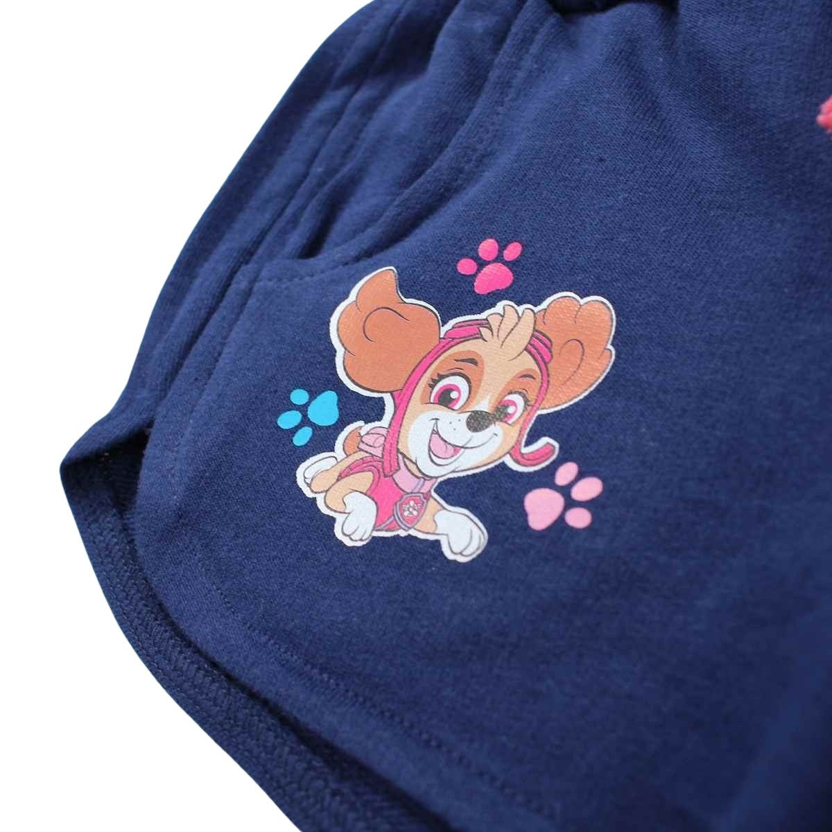 Short fille Paw Patrol - 3A Fille - Enfant - Bleu - 93 % Coton - 7 % Polyester - TrendyFlair