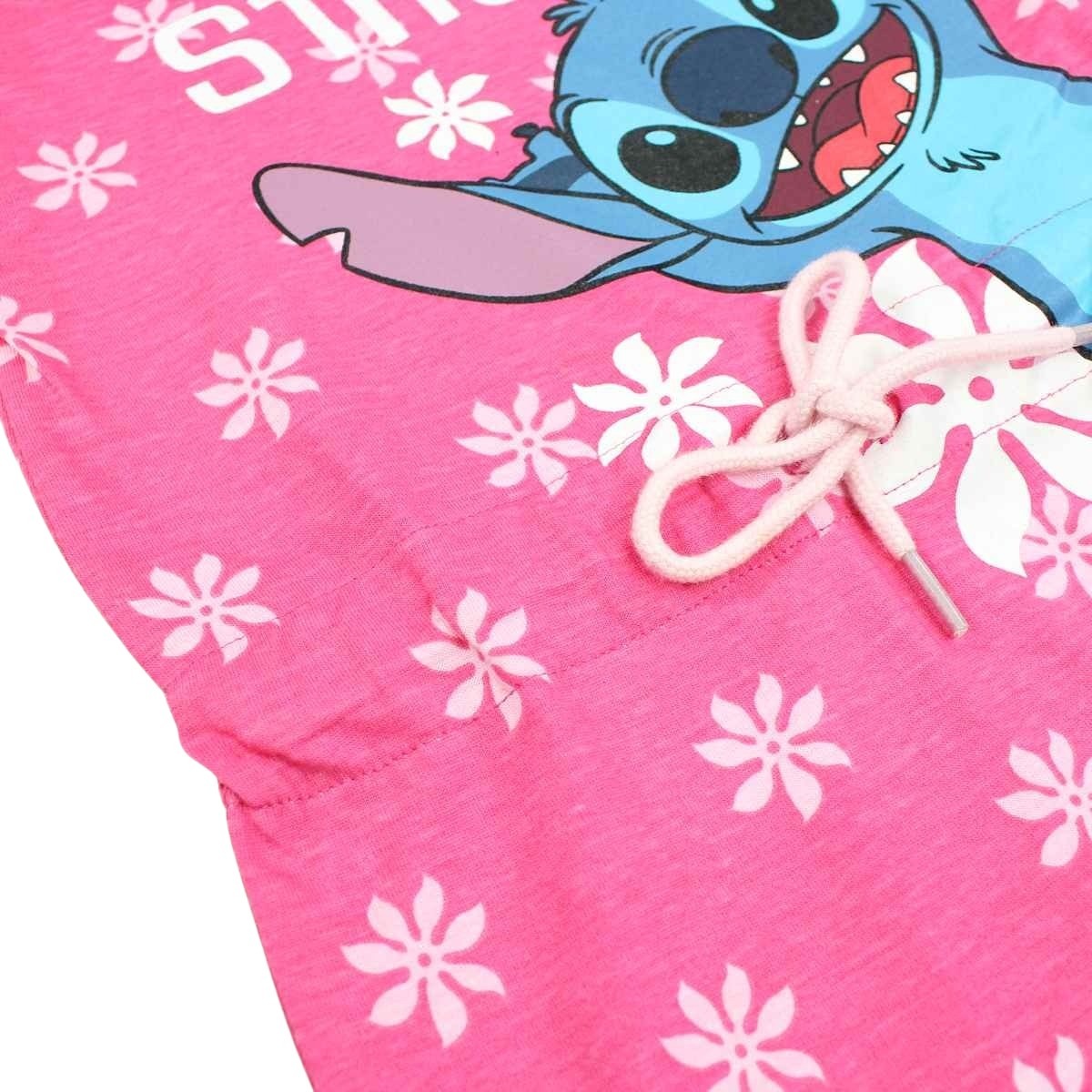 Robe Lilo Stitch - 4A Fille - Enfant - Fushia - 100 % Coton - TrendyFlair