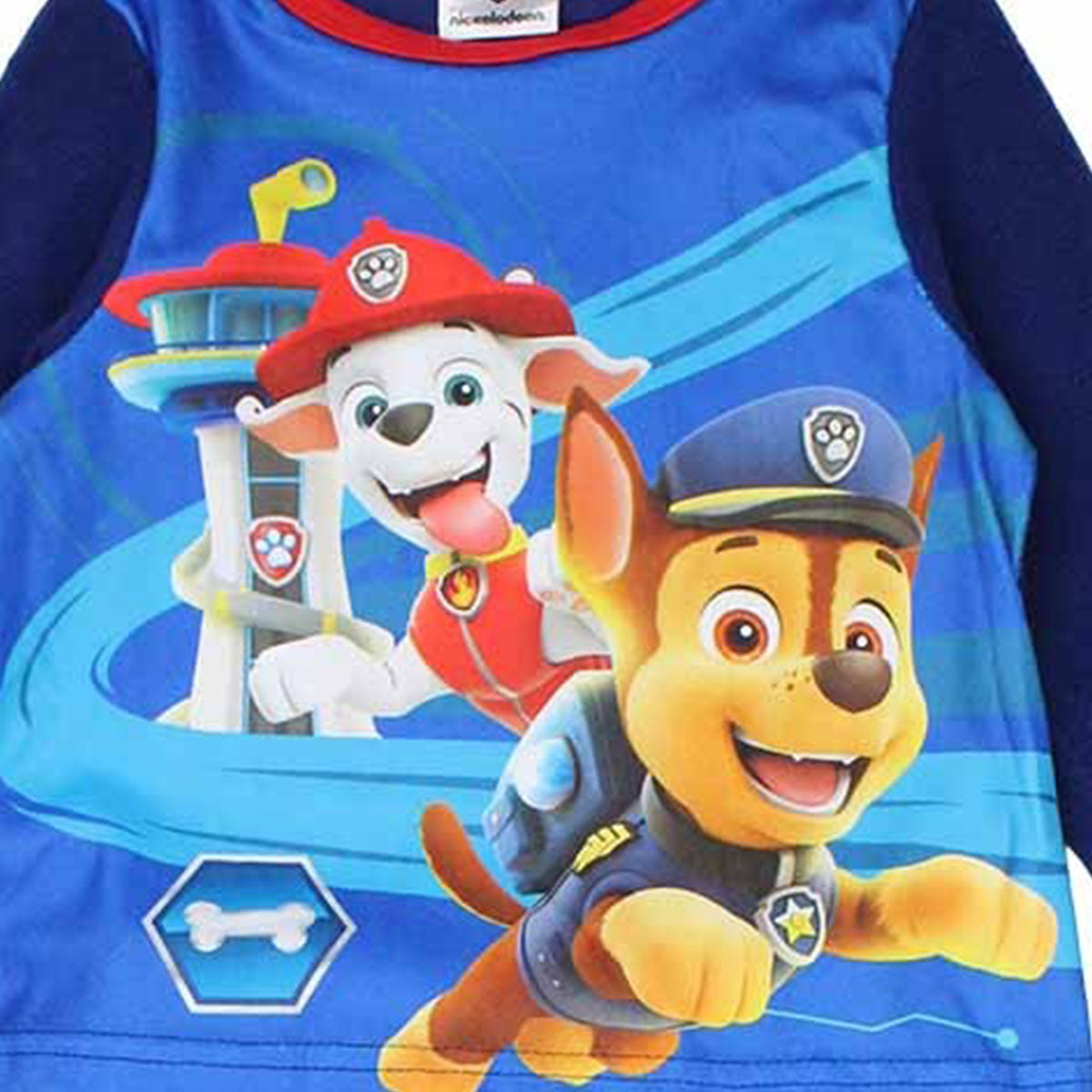 Pyjama polaire Paw Patrol - 2A Garçon - Enfant - Marine - 100 % Polyester - polaire - TrendyFlair