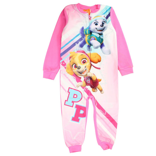 Combinaison polaire Paw Patrol - 2/3A Fille - Enfant - Rose - 100 % Coton - Pantalon: 55 % Coton - 45 % Polyester - TrendyFlair