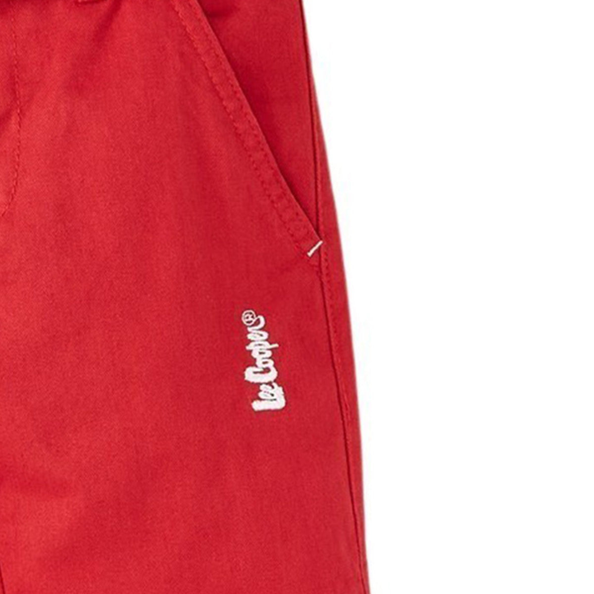 Bermuda Lee Cooper - 4A Garçon - Enfant - Rouge - 100% Coton - TrendyFlair