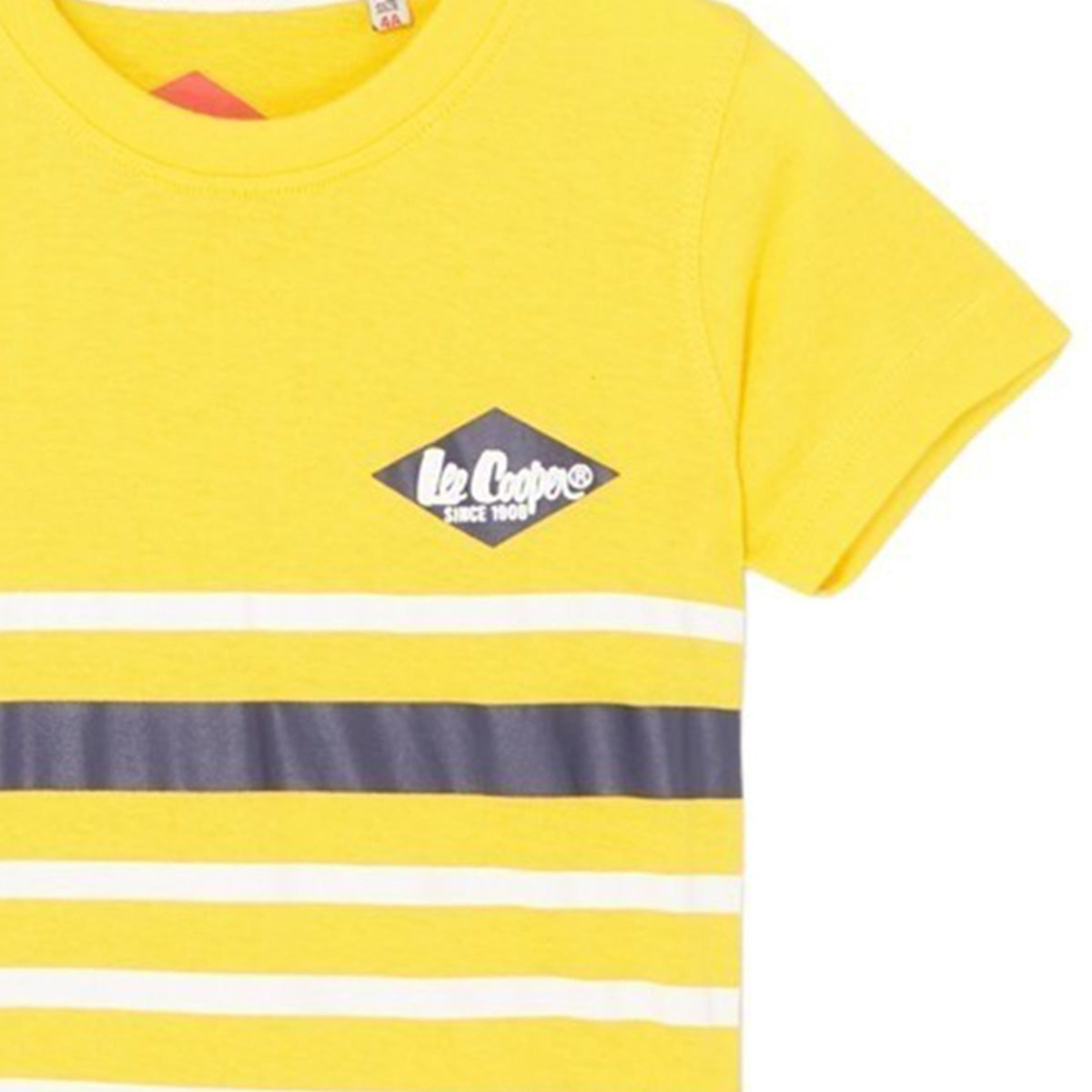 T-Shirt Lee Cooper - 4A Garçon - Enfant - Jaune - 100% Coton - TrendyFlair