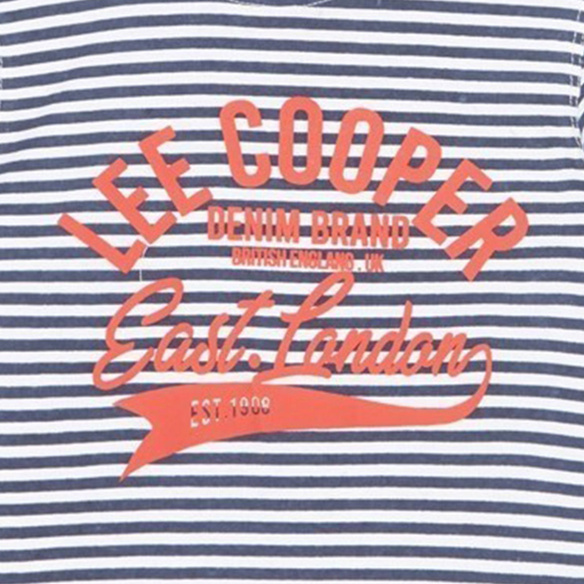 T-Shirt Lee Cooper - 4A Garçon - Enfant - Marine - 100% Coton - TrendyFlair