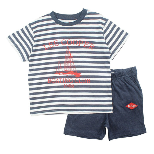 Ensemble Lee Cooper - 4A Garçon - Enfant - Marine - 100% Coton - TrendyFlair