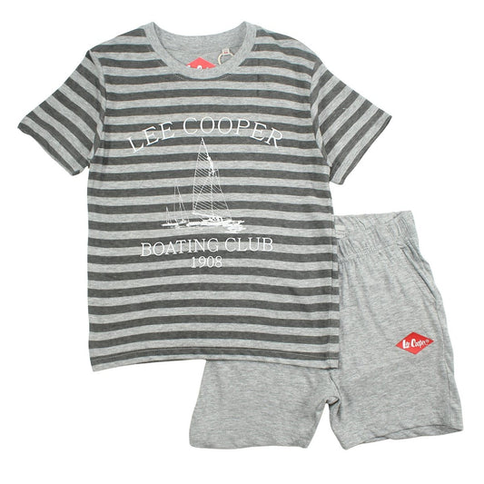 Ensemble Lee Cooper - 6A Garçon - Enfant - Gris - 100% Coton - TrendyFlair