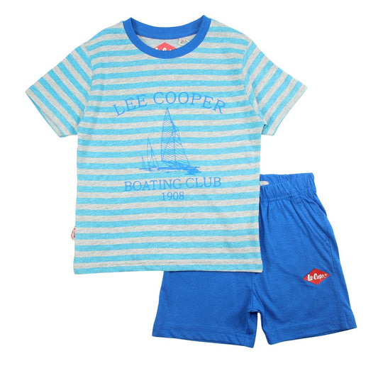 Ensemble Lee Cooper - 6A Garçon - Enfant - Bleu - 100% Coton - TrendyFlair