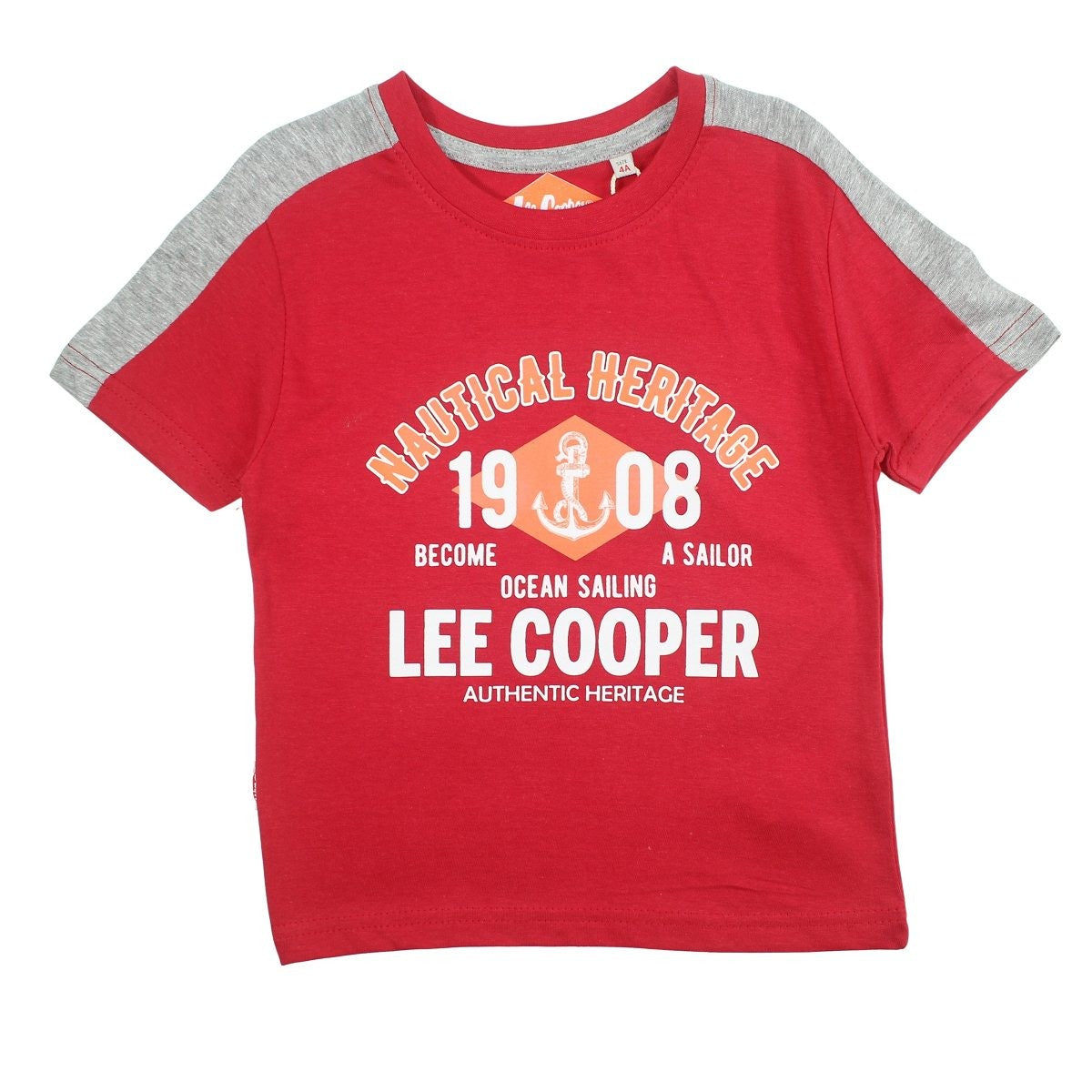 Ensemble Lee Cooper - 6A Garçon - Enfant - Rouge - 100% Coton 160 GSM S/J - TrendyFlair