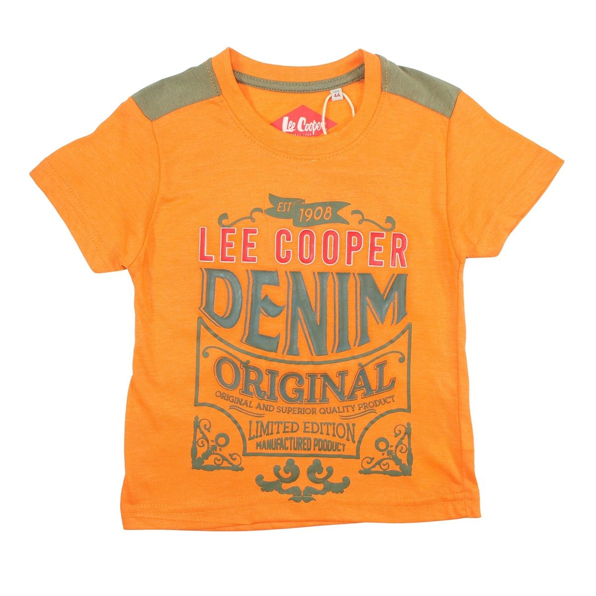 Ensemble Lee Cooper - 6A Garçon - Enfant - Orange - 100% Coton 160 GSM S/J - TrendyFlair