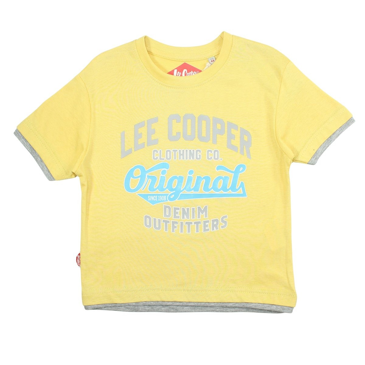 Ensemble Lee Cooper - 6A Garçon - Enfant - Jaune - 100% Coton 160 GSM S/J - TrendyFlair