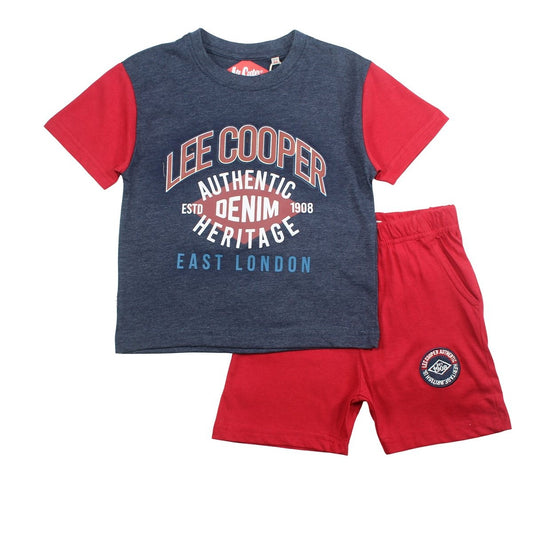Ensemble Lee Cooper - 6A Garçon - Enfant - Marine - 100% Coton 160 GSM S/J - TrendyFlair