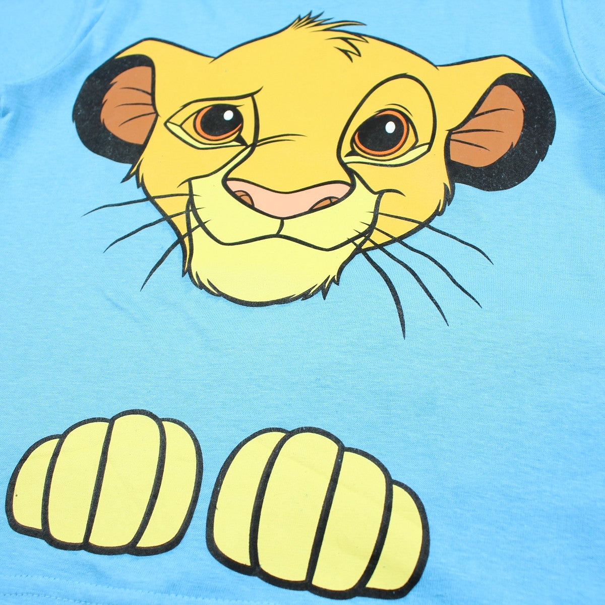 Ensemble Le Roi lion - 4A Garçon - Enfant - Bleu - 100% Coton, 160 GSM SJ, MELANGE: 93% Coton, 7%Polyester - TrendyFlair