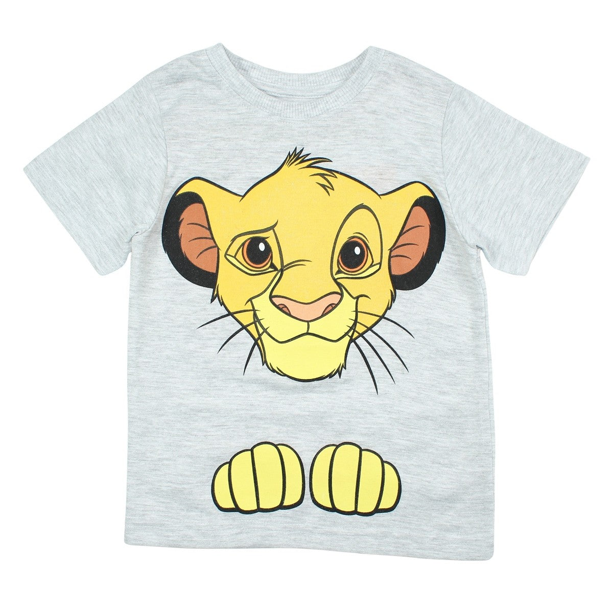 Ensemble Le Roi lion - 4A Garçon - Enfant - Gris - 100% Coton, 160 GSM SJ, MELANGE: 93% Coton, 7%Polyester - TrendyFlair