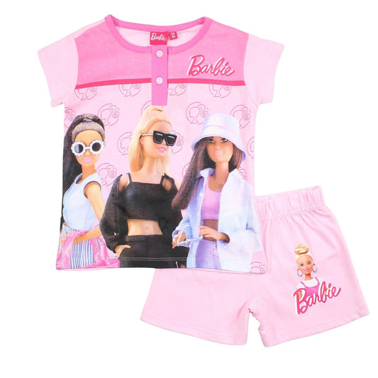 Ensemble Barbie - 4A Fille - Enfant - Rose - 100% Coton - TrendyFlair