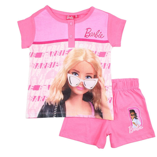 Ensemble Barbie - 4A Fille - Enfant - Rose - 100% Coton - TrendyFlair