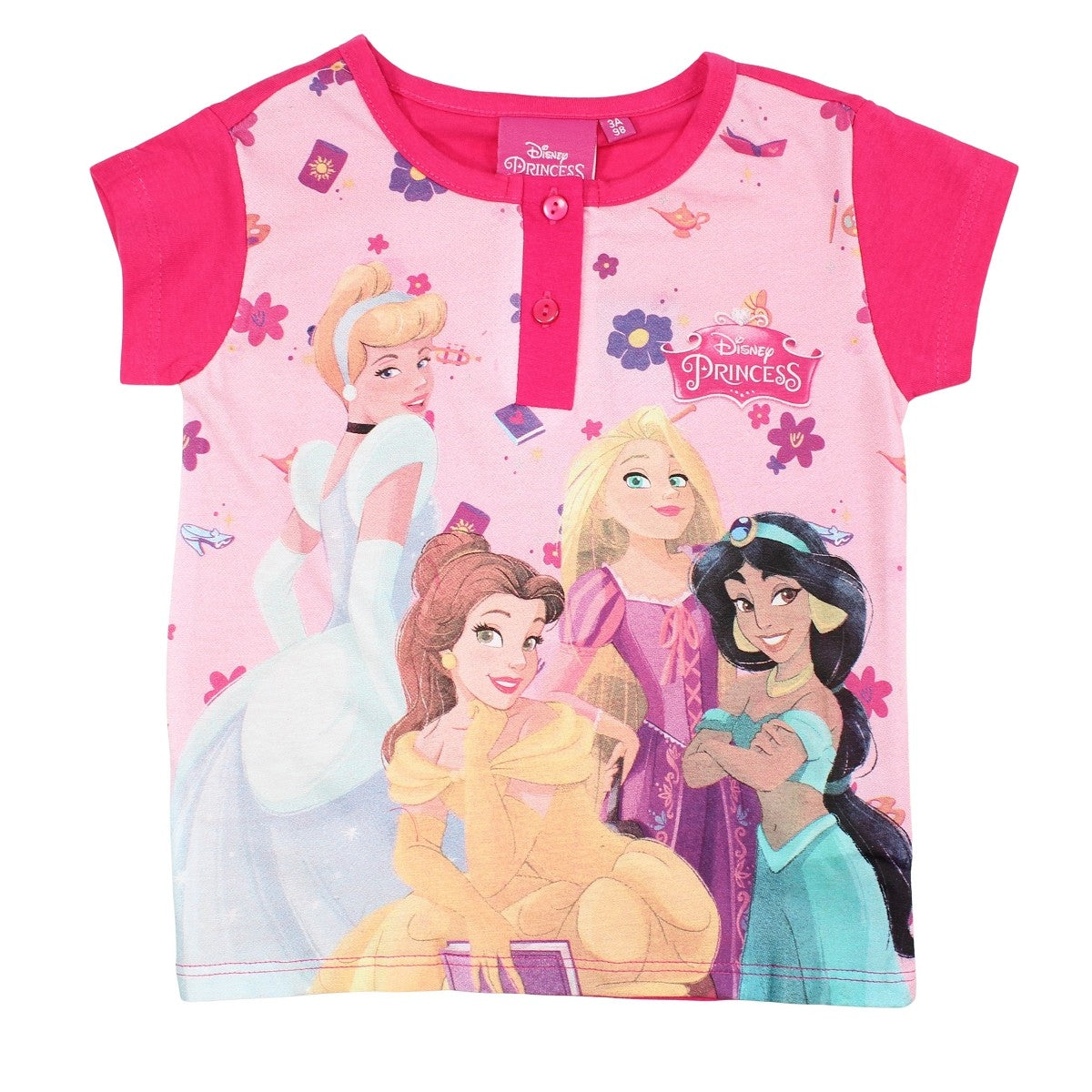 Ensemble Princesse - 4A Fille - Enfant - Fushia - 100% Coton - TrendyFlair