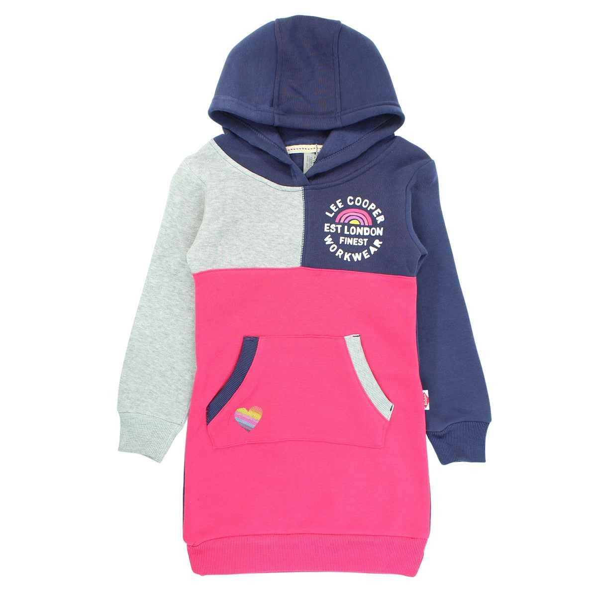 Robe Lee Cooper - 12A Fille - Enfant - Marine - 100 % Polyester - TrendyFlair