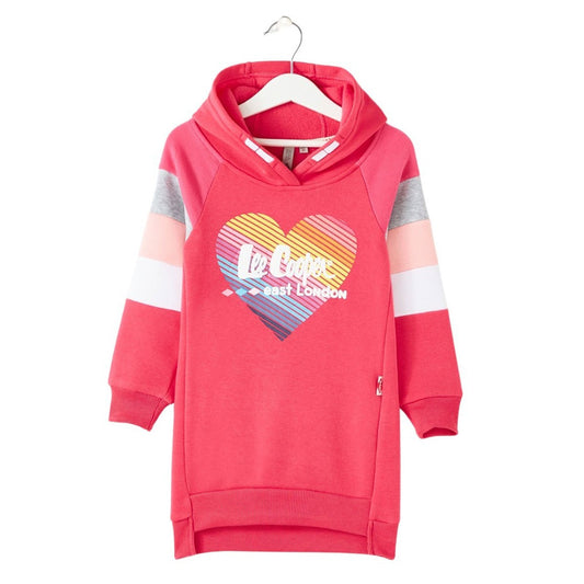 Robe Lee Cooper - 4A Fille - Enfant - Fushia - 100 % Polyester - TrendyFlair