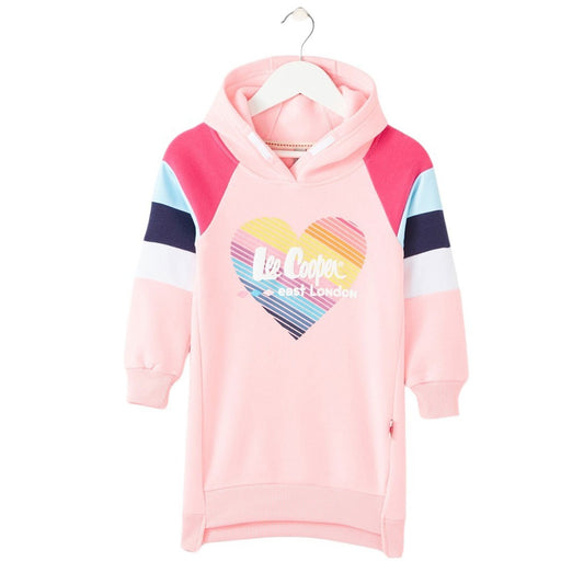 Robe Lee Cooper - 4A Fille - Enfant - Rose - 100 % Polyester - TrendyFlair