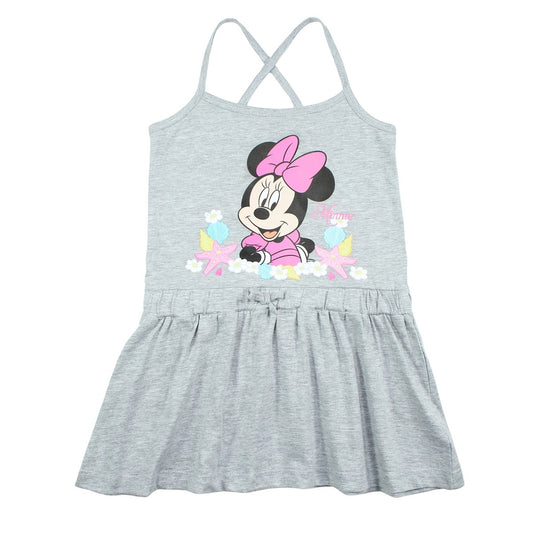 Robe sur cintre Minnie - 2A Fille - Enfant - Gris - 100% Coton - TrendyFlair