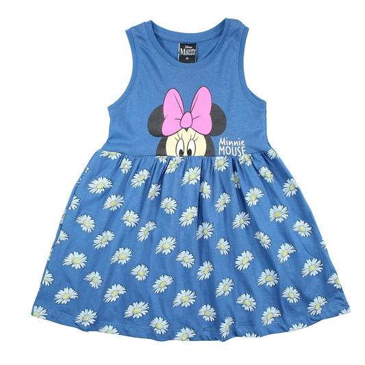 Robe sur cintre Minnie - 2A Fille - Enfant - Marine - 100% Coton - 160 GSM - TrendyFlair