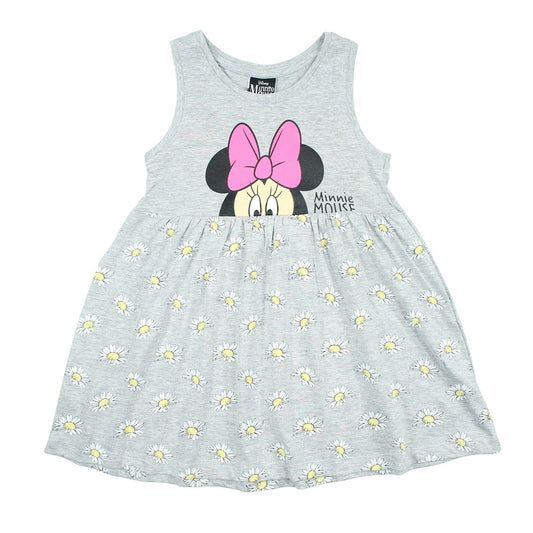 Robe sur cintre Minnie - 3A Fille - Enfant - Gris - 100% Coton - 160 GSM - TrendyFlair