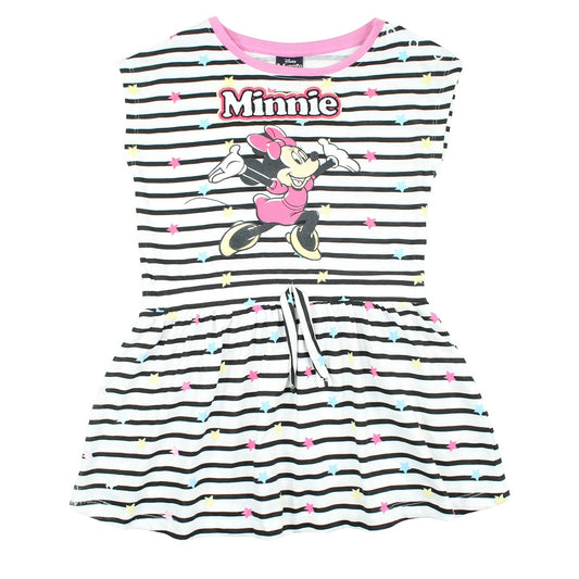 Robe sur cintre Minnie - 3A Fille - Enfant - Blanc - 100% Coton - 160 GSM - TrendyFlair