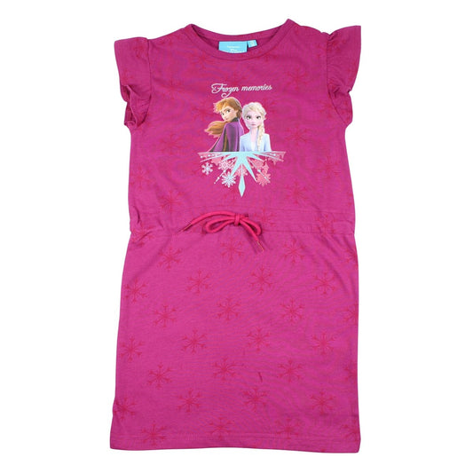 Robe La Reine des neiges - 3A Fille - Enfant - Bordeaux - 100% Coton - TrendyFlair