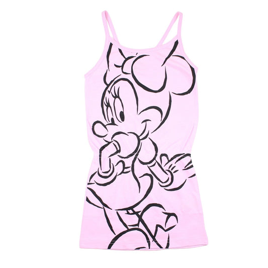 Robe Minnie - 10A Fille - Enfant - Rose - 100% Coton - TrendyFlair