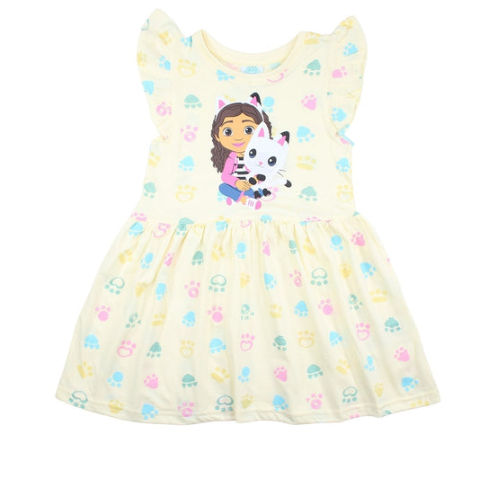 Robe Gabby - 5A Fille - Enfant - Jaune - 100% Coton - TrendyFlair