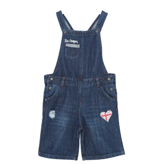 Salopette Lee Cooper - 4A Fille - Enfant - Marine - 100% Coton - TrendyFlair