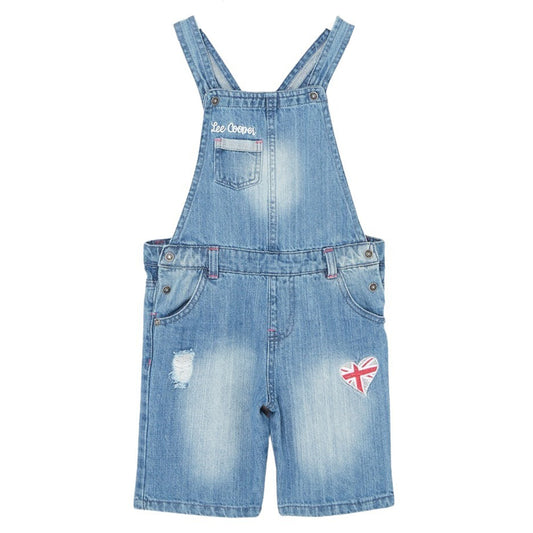 Salopette Lee Cooper - 4A Fille - Enfant - Bleu - 100% Coton - TrendyFlair